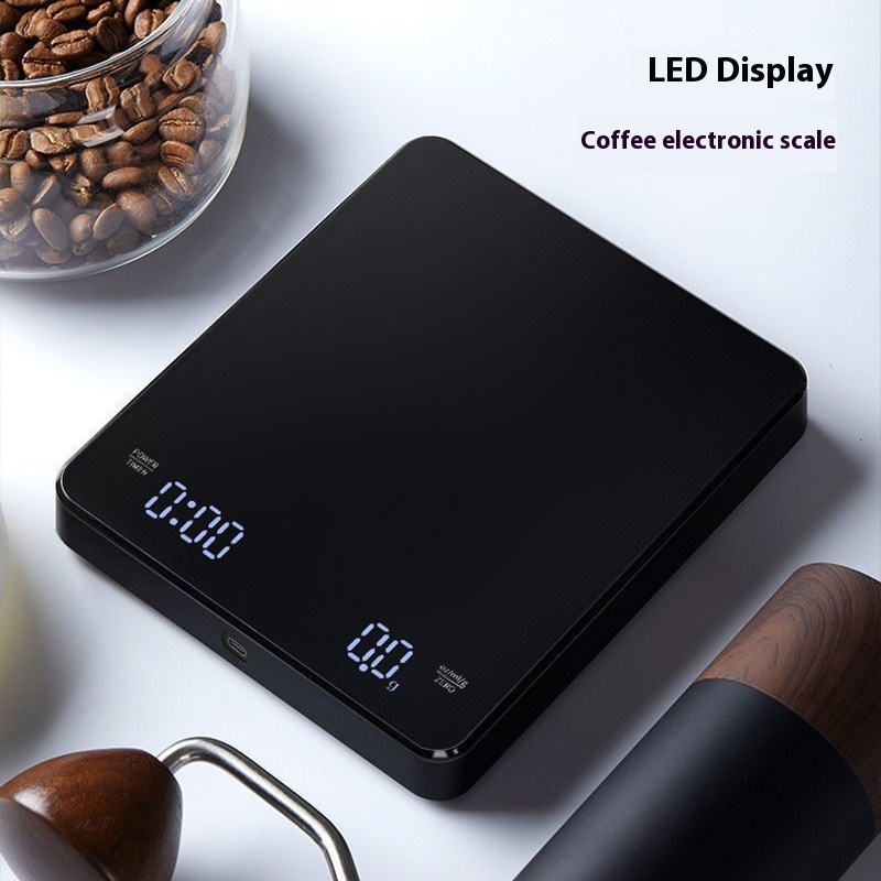 Kaffeewaage mit Timer · USB-C, grammgenau – Bild 3
