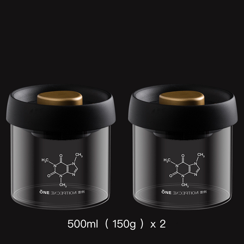 Vakuum-Vorratsdose · Kaffeebohnen, Glas mit Vakuumdeckel – Bild 3