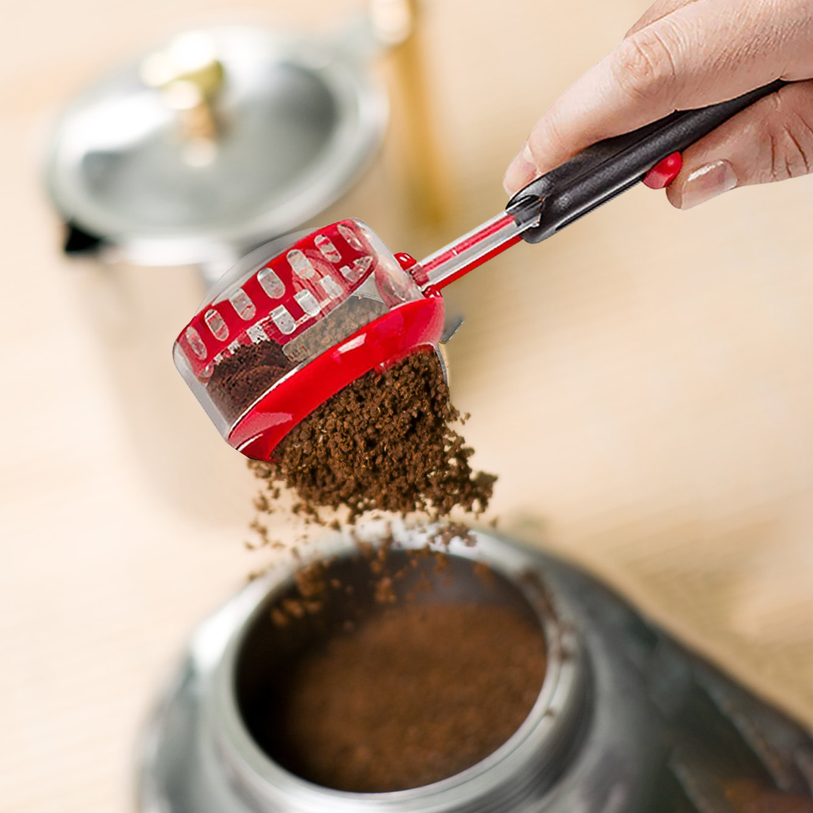 Mess-Dosierlöffel · verstellbar mit Skala – Bild 4